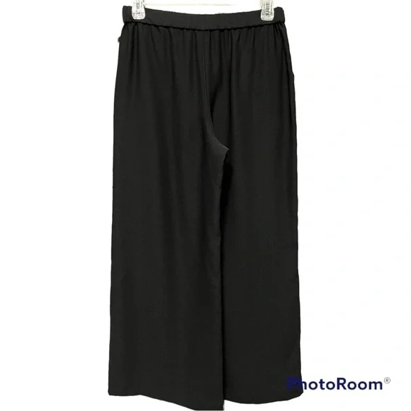 Elizabeth and James Black wide leg pockets wear anytime pants - Picture 5 of 8